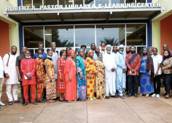 Students from Garden College of Business Studies visit AUN